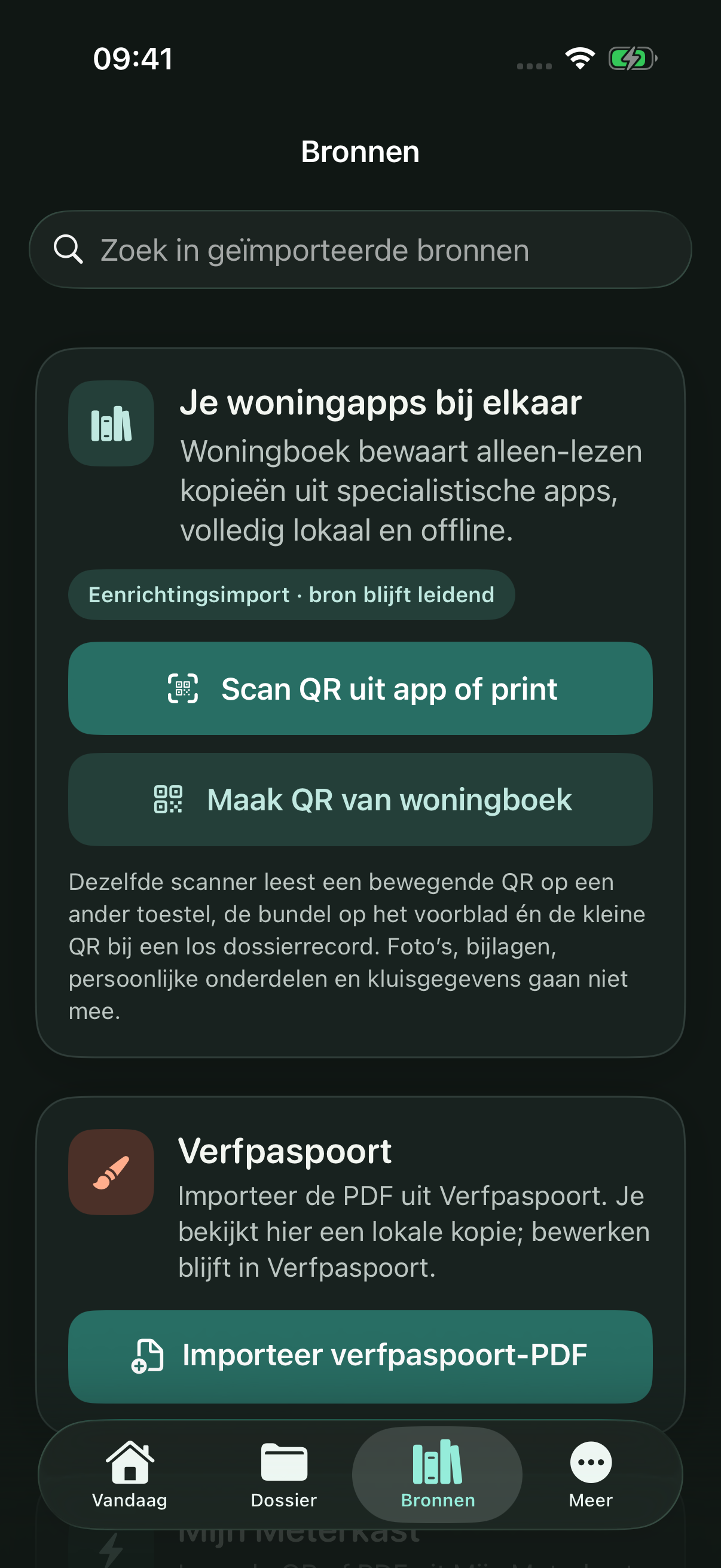 Bronkopieën in Woningboek