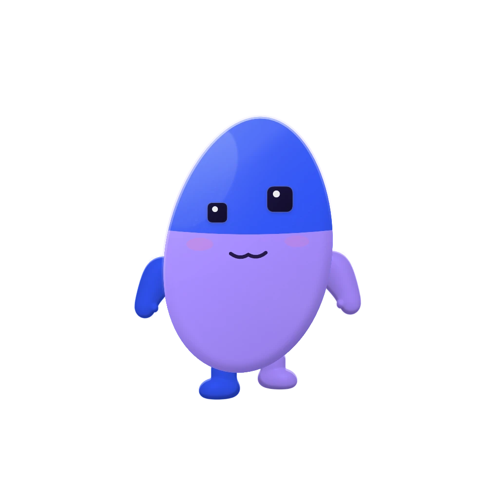 Pip, een blauwe en groene Yourling